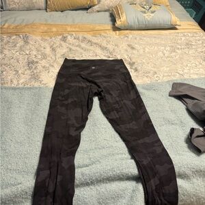 lululemon athletica Black Camouflage Leggings